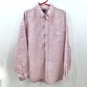 Men's Pink Checkered Shirt